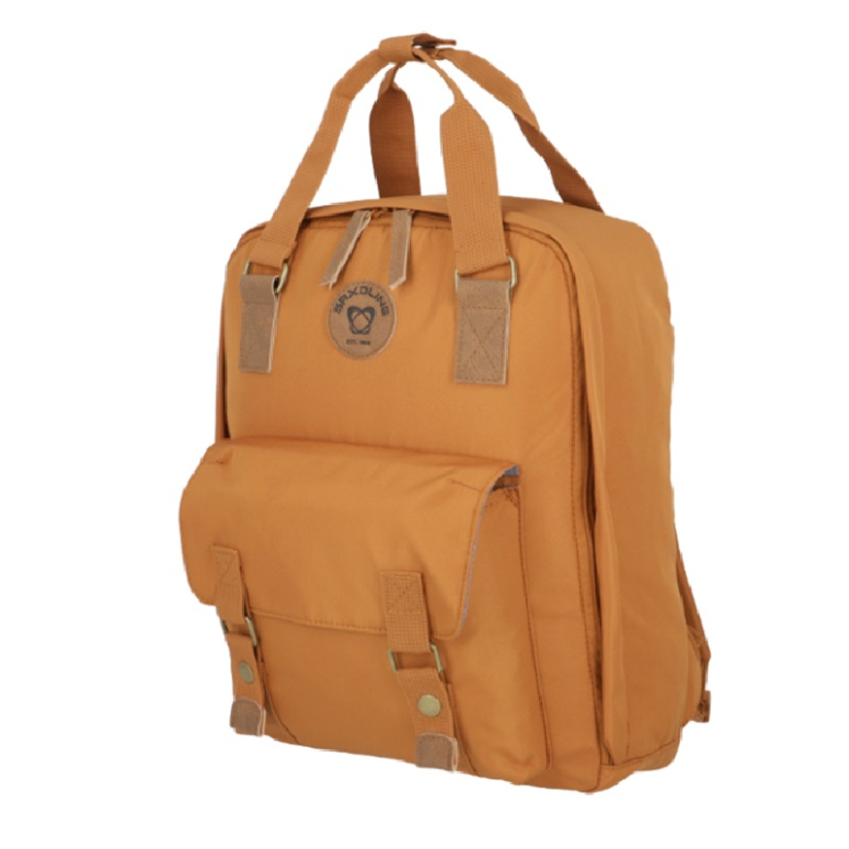 MOCHILA JUVENIL SAXOLINE NORA COLOR CARAMELO