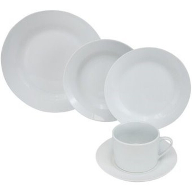 SET DE PORCELANA 30 PIEZAS BLANCA REDONDO